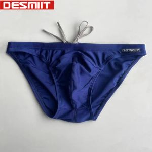 Set Desmiit badkläder Mens Swim Briefs Sexig Bikini Swimming Trunks For Man Mini Swimsuit Gay Shorts Beach Zwembroek Heren Slips Sunga