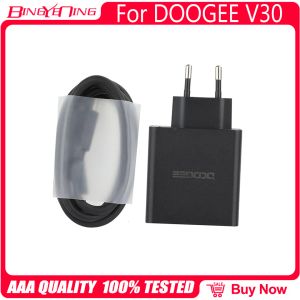 Chargers 100% Original Fast Charger Cell Phone Quick Charger For DOOGEE V30 TPYEC USB Cable Data Line