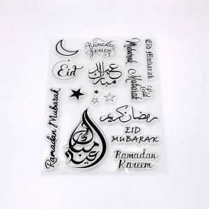 Formen Kuchen Dekoration Eid Mubarak Silikonform Stempel Stempel