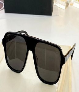 6134 Pilot solglasögon shinny svart mörkgrå linsmask mode speglade glasögon för män designglasögon uv skydd ögonkläder med5694667