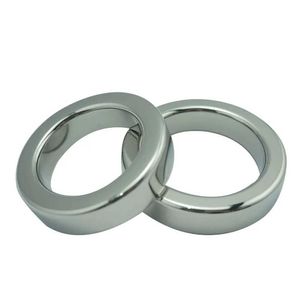 Nxy cockrings dia 38 41 44 47mm 9mm tjock manlig rostfritt stål kuk ring metall penis metall lås testiklar sex leksak för man 240427