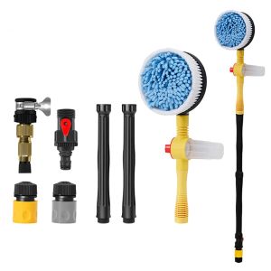 Brushes Car Cleaning Brush Car Wash Foam Brush Automatic Rotary Long Handle Cleaning Mop Broom Cleaning Tools Auto Accessories