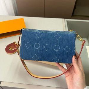 24SS Women's Luxury Designer Denning Denim Mahjong Bag Women's Handbag Shoulder Bag Underarm Bag Crossbody Bag Mobile Phone B Rvfg