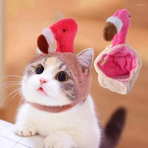 Dog Apparel Hat Hook And Loop Breathable Dress Up Cartoon Cat Costume Pet Accessories