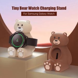 Klockor Laddningsstativ Dock för Samsung Galaxy Watch 6 5 4 40 44mm 6 4Classic 42 46mm 5Pro 3 Active 2 Station Holder Smart Accessories