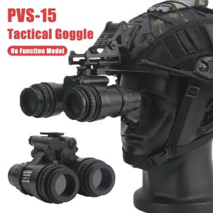 Güvenlik Taktik PVS15 Gece Görme Gözlüğü İşlev Yok Model Kask Askeri Gogle Kukla Model Taktik Kask Aksesuarları Montaj