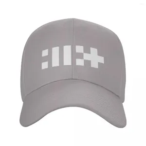 Berets ILLIT Logo KPOP Band Magnetic Hat Adult Fashion Hats Sun Trucker Cap Breathable Polyester Baseball Summer