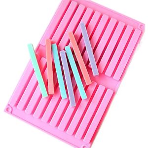 Moulds 20 Bars 10cm Length Strips Biscuit Chocolate Sticks Cookies Baking Jelly Silicone Mold