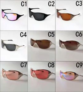 Occhiali da sole da uomo polarizzati in metallo Donne Donne negli Stati Uniti Onepiece rosa rosa rosa trasparente Designer Sun Shade Driving Bicycle Gog3949881