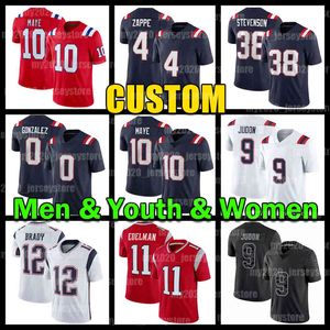 10 Drake Maye Jersey 4 Bailey Zappe Football 9 Matthew Judon Christian Gonzalez Kendrick Bourne Rhamondre Stevenson Antonio Gibson Juju Smith-Schuster 81 Randy Moss