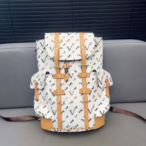 Дизайнерский рюкзак Кристофер Руксак Манч Плечо Сумки Классическая буква Символа компьютерная сумочка лоскутные школьные сумки, путешествующие в рюкзаки -24
