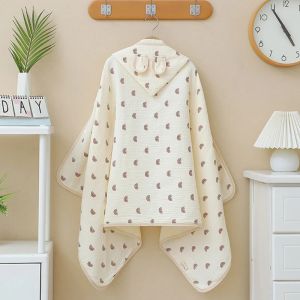 Prodotto di asciugamano da bagno con cappuccio per bambini in cotone morbido per ragazzi per ragazzi abbigliamento per abiti da sonno di abiti da sonno di abiti da sonno di abbigliamento per bambini poncho