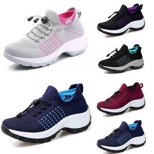 Shoes Women Walking Shoes Fashion Sock Sneakers Breathe Comfortable Nursing Shoes Women Sock Sneakers Platform Loafers NonSlip