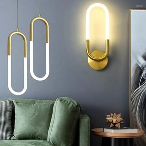 Wall Lamp LED Light 2 Ways Installation Methods Simple Pendant Home Decoration Bathroom Bedroom Corridor Bedside