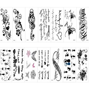 OB8N Tattoo Transfer 1 Sheet Waterproof Temporary Tattoo Fake Flash Tattoo Stickers Cat Heart Body Art New Design Fake Women Men Tattoos #280878 240426