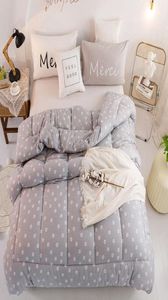 Comforters Factory hela gåvor slipas förtjockas på våren och hösten Soy Fiber Quilt för att hålla varmen vinter73247334729573