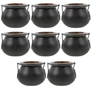 Garrafas de armazenamento 8 PCs Water Bottle Jug Candy Jar Kettle Witch Bucket Stand Halloween Props Child