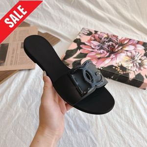 С коробкой выпускаемые дизайнерские тапочки буквы Luxury Luxe Claquette для женщин Ladies Summer Casual Slides Sliders Sandal