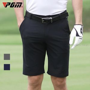PGM Summer masculino shorts de golfe elástico Shorts compridos