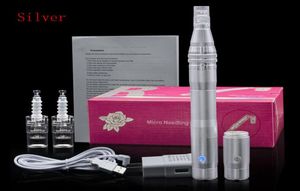 Yyr Derma Pen Pennela ricaricabile in acciaio inossidabile Meso elettrico Meso Sistema di terapia microneedling Dermapen con batteria e Socke4276446