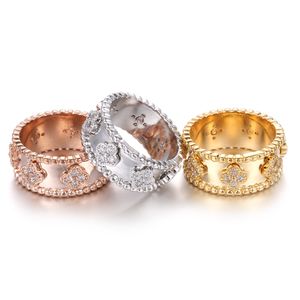 Ringos de designer anéis de luxo para mulheres Lady Rings Simples Women Gold Diamond Ring 6 7 8 9 Designer Jóias de jóias de jóias Casais de pares anel de tendência