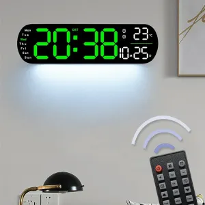 Accessori orologio digitale LED con atmosfera COLORE LUCIMA CAMBIAMENTO DATA DATA DELLA SETTIMANA VISUALIZZA COLLO COLLO DI ALLA ANCHI