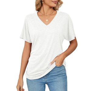 レディースプリントT衣類夏の女性女性の半袖Tシャツ1xH58