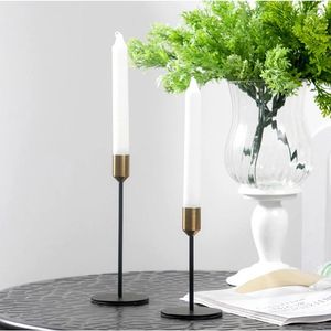 Candle Holders IMUWEN Nordic Style Stand Metal Fashion Wedding Bar Party Exquisite Candlestick For Table Home Decoration