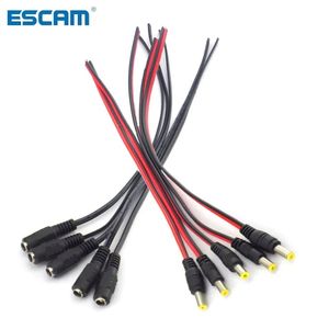 Złącza Kabel wtyczki DC Mężczyzna dla kobiet do CCTV Kamera System bezpieczeństwa DC Zasilanie Kabel przedłużacz Adapter 2.1/5.5 mm