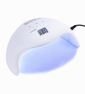 SUNX9 UV LED -nageltork 48W Nagellampa Automatisk sensor Art Manicure Tool 30s 60S 99S smärtfritt läge Fast Curing Gels Lack9731263