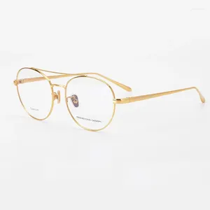 Solglasögon Frames 2024 Fashion Ladies Glasses for Women Titanium Frame Optical Top Selling Eyewear Computer Gelasses S8850