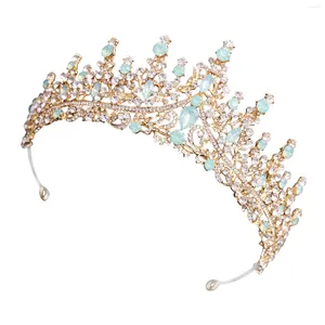 Hair Clips Elegant Bridal Wedding Crown Temperament Simple Style Sparkling For Gown Dress Hairstyle Making Tool