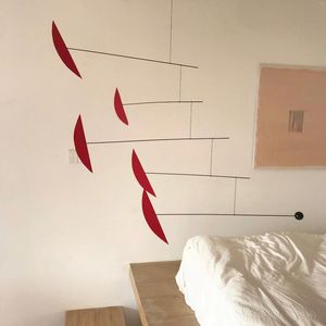 Dekorativa figurer Dynamisk dekoration Space Room Wind Chime Device Nisch Art Nordic In inomhus