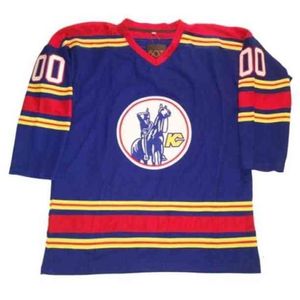 MTR Custom Hockey Jersey Rozmiar XXS S-XXXL 4XL xxxxl 5xl 6xl Kansas City Scouts Dostosowywane koszulki hokej