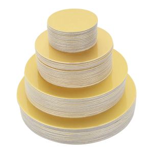 Moulds Round Gold Cake Boards Diameter 1026cm Disposable Cake Dessert Tray for Home Wedding Birthday Party Cake Tool DIY Baking Supply