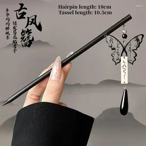Haarklammern Vintage Butterfly Quaste Haarnadel für Frauen Mädchen Schmuck Geschenke Kopfschmuck Clip Chinese Hanfu Sticks Accessoires