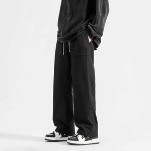 Men's Pants Street clothing mens goods pants hip-hop jogger Harlan pants mens Harajuku solid color casual sports pants womens black large 5XLL2404