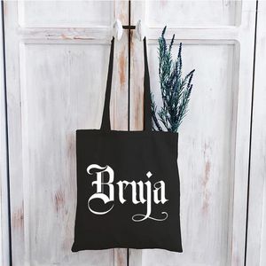Sacos de compras Bruja Gothic Letters Bag Bag