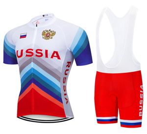 Moxilyn 2020 Team RUSSIA Cycling Jersey 9D bib Set MTB Bike Clothing Breathable Bicycle Clothes Men039s Short Maillot Culotte5571946