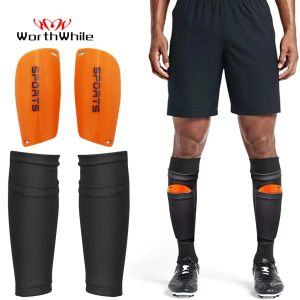 Güvenlik Değerli 1 Çifti Futbol Futbolu Shin Guard Gençler SOCKS PADS Profesyonel Kalkanlar Taç Talep Kolları Koruyucu Dişli