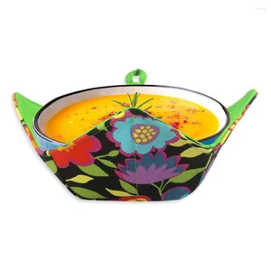 Table Mats Bowl Comfort Holder Microwave-safe Holders Set Cloth Heating Cover Cotton Cozy Plate Kitchen Tool For Keeping