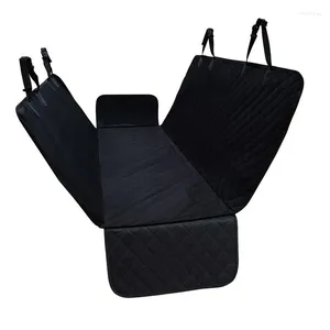 Dog Carrier Car Back Seat Cover Mat Pet Cars Rear Waterproof Cushion Protector Non-slip Folding