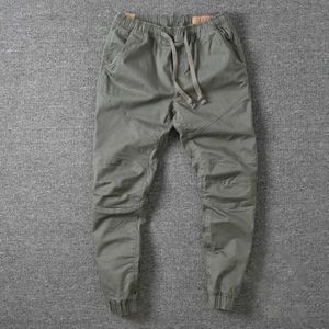 Mäns jeans Simple Jogger Sports Pants Slim Cut Men lämpliga för arbete Q240427