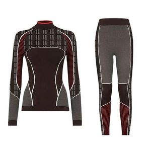 Kvinnors träningsduits modebrev långärmad kvinnor vår sommar yoga leggings sportbyxor 2 bit set droppleveranskläder kvinnor dhr7d