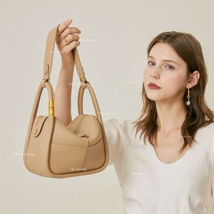 2024 Spring New One Shoulder Style Handheld Top Layer Cowhide Versatile Women's Genuine Tote Bag