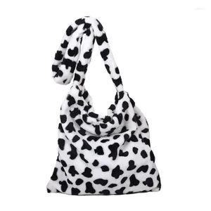 Bolsas de ombro saco feminino de cor de vaca luxuosa de grande capacidade, estudante de moda de moda coreana, embreagem única