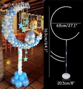 1Set DIY MOON BALLOON HOLDER BALLONS STAND BALONS BALONS ARCH FREam Frame Birthday Party Baby Shower Wedding Decoration Supplies Y05489957