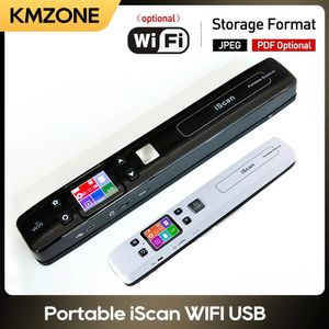 iScan Portable Mini Scanner A4 Document WiFi Handheld Scanner for Business Contract Po Picture Receipts Scan Support JPG/PDF 240416