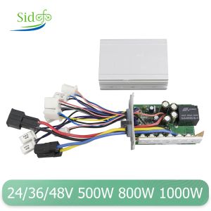 Tillbehör Ebike Brush Controller 24V/36V/48V 500W1000W för elektrisk cykelskoter Borstad DC Motor Controller 800W Cykeltillbehör