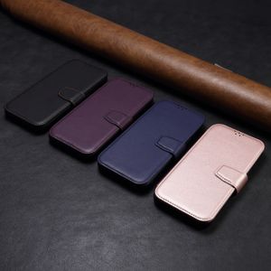 Vänd plånbok läder telefonfodral affärstelefonskydd med korthållare för iPhone -serien LYP145